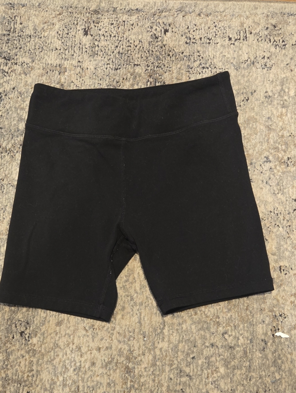 ZYIA Black Girl's Bike Shorts - High Waist Activewear